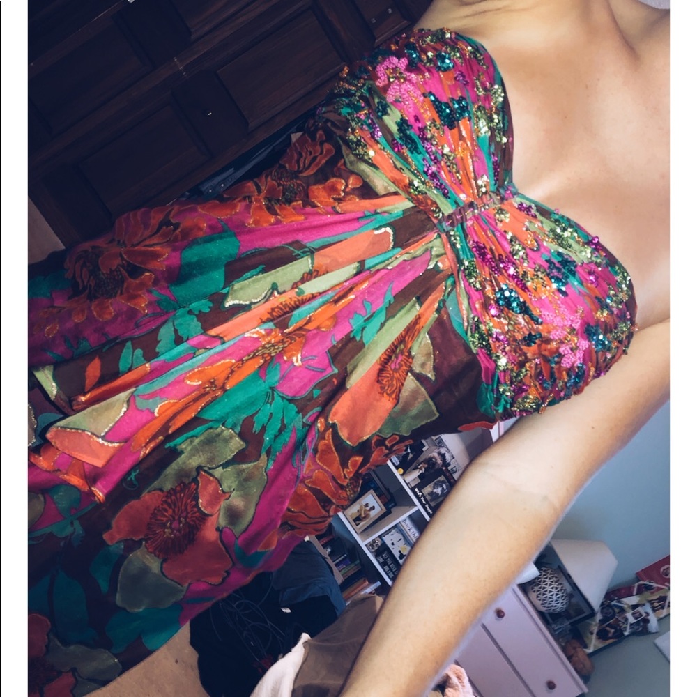 jovani prom/ homecoming dress—multicolored